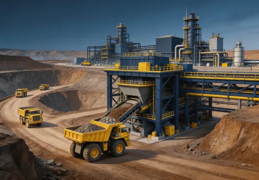 Open pit mine crusher